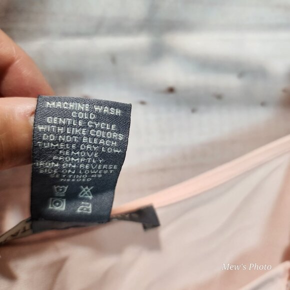 NWOT - Kate & Mallory Ruffle Short Sleeves Peach Color, Sz 1X - Picture 3 of 3